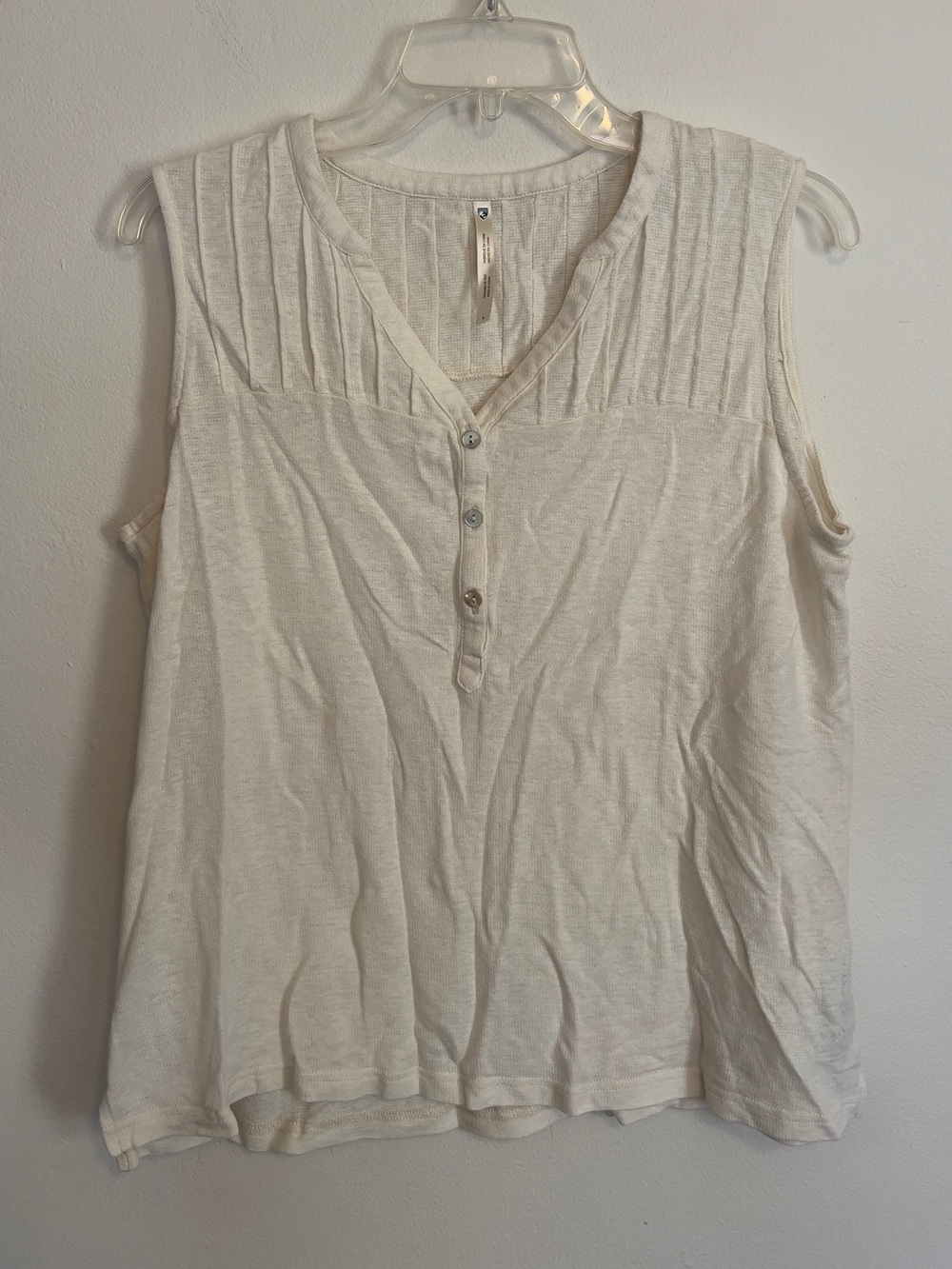 Women’s KUHL white tank top size large